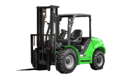 Hammer All-Terrain High-Voltage Lithium Forklift — Hammer for sale and hire in Australia