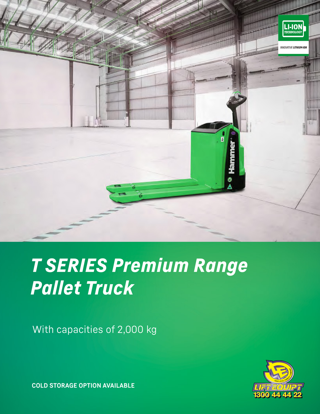 Hammer T Series Premium Pallet Truck — Hammer for sale and hire in Australia